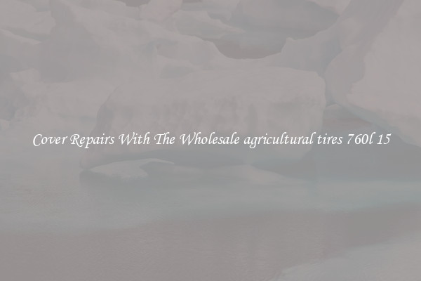  Cover Repairs With The Wholesale agricultural tires 760l 15 