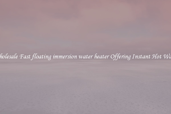 Wholesale Fast floating immersion water heater Offering Instant Hot Water