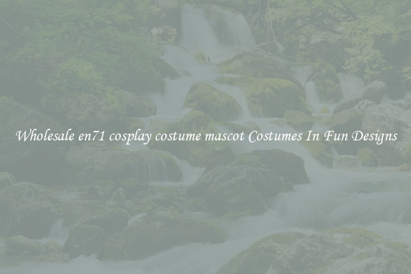 Wholesale en71 cosplay costume mascot Costumes In Fun Designs