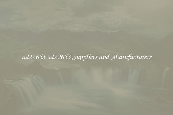 ad22653 ad22653 Suppliers and Manufacturers