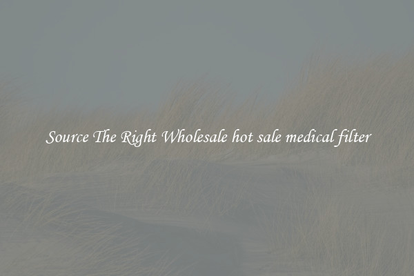 Source The Right Wholesale hot sale medical filter
