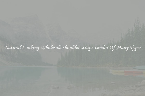 Natural Looking Wholesale shoulder straps vendor Of Many Types