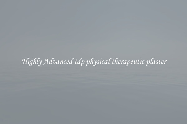 Highly Advanced tdp physical therapeutic plaster